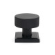 Matt Black Brompton Mortice/Rim Knob Set (Square)