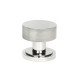 Polished Marine SS (316) Brompton Mortice/Rim Knob Set (Art Deco)