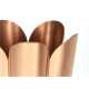 Smooth Copper Flora Vase