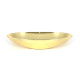 Smooth Brass Oval Sink