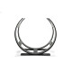 Matt Black Curved Log Holder - Small