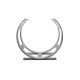Pewter Curved Log Holder - Small