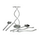 Pewter Spiral Companion Set - Avon Tools
