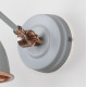 Smooth Copper Brindley Wall Light in Birch