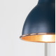 Smooth Copper Brindley Wall Light in Dusk