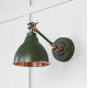 Smooth Copper Brindley Wall Light in Heath