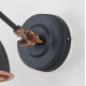 Smooth Copper Brindley Wall Light in Slate