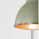 Smooth Copper Brindley Wall Light in Tump