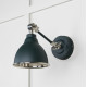 Smooth Nickel Brindley Wall Light in Dingle