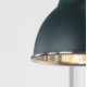 Smooth Nickel Brindley Wall Light in Dingle