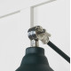 Smooth Nickel Brindley Wall Light in Dingle