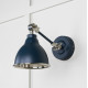 Smooth Nickel Brindley Wall Light in Dusk
