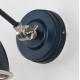Smooth Nickel Brindley Wall Light in Dusk