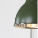 Smooth Nickel Brindley Wall Light in Heath