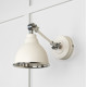 Smooth Nickel Brindley Wall Light in Teasel