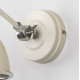 Smooth Nickel Brindley Wall Light in Teasel