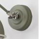 Smooth Nickel Brindley Wall Light in Tump