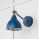 Smooth Nickel Brindley Wall Light in Upstream