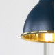 Smooth Brass Brindley Wall Light in Dusk