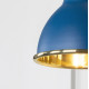 Smooth Brass Brindley Wall Light in Upstream