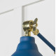 Smooth Brass Brindley Wall Light in Upstream
