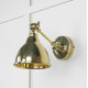 Smooth Brass Brindley Wall Light
