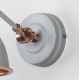 Hammered Copper Brindley Wall Light in Birch