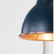 Hammered Copper Brindley Wall Light in Dusk