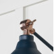 Hammered Copper Brindley Wall Light in Dusk