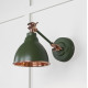 Hammered Copper Brindley Wall Light in Heath