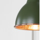 Hammered Copper Brindley Wall Light in Heath