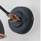 Hammered Copper Brindley Wall Light in Soot