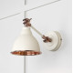 Hammered Copper Brindley Wall Light in Teasel