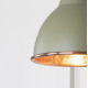 Hammered Copper Brindley Wall Light in Tump