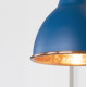 Hammered Copper Brindley Wall Light in Upstream