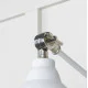 Hammered Nickel Brindley Wall Light in Flock