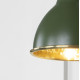 Hammered Brass Brindley Wall Light in Heath