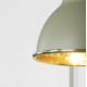 Hammered Brass Brindley Wall Light in Tump