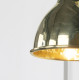 Hammered Brass Brindley Wall Light