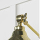 Hammered Brass Brindley Wall Light