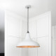 Smooth Copper Frankley Pendant Light  in Birch