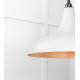 Smooth Copper Frankley Pendant Light  in Birch