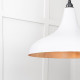 Smooth Copper Frankley Pendant Light  in Flock