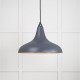 Smooth Copper Frankley Pendant Light  in Slate