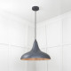 Smooth Copper Frankley Pendant Light  in Slate
