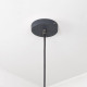 Smooth Copper Frankley Pendant Light  in Slate