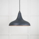 Smooth Copper Frankley Pendant Light  in Soot