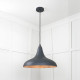 Smooth Copper Frankley Pendant Light  in Soot