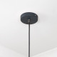 Smooth Copper Frankley Pendant Light  in Soot