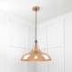 Smooth Copper Frankley Pendant Light